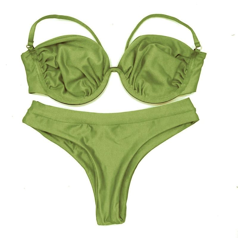 Conjunto Hawaii Meia Taça Erva Doce Canelado