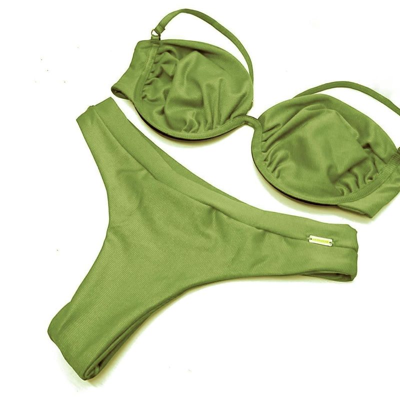 Conjunto Hawaii Meia Taça Erva Doce Canelado