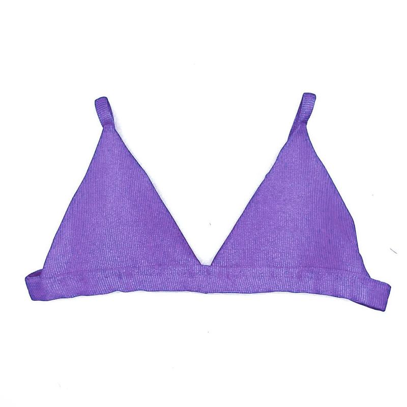 Top Fixo Lavanda Canelado