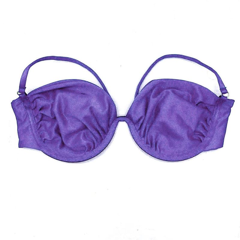Top Hawaii Meia Taça Lavanda Canelado