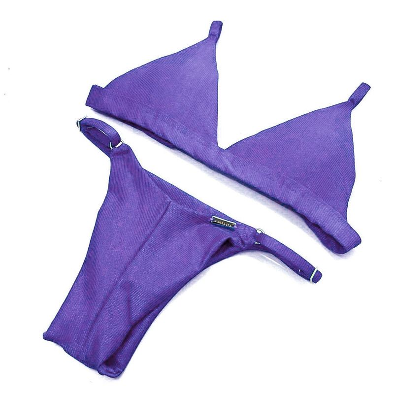 Calcinha Fixa Lavanda Canelado