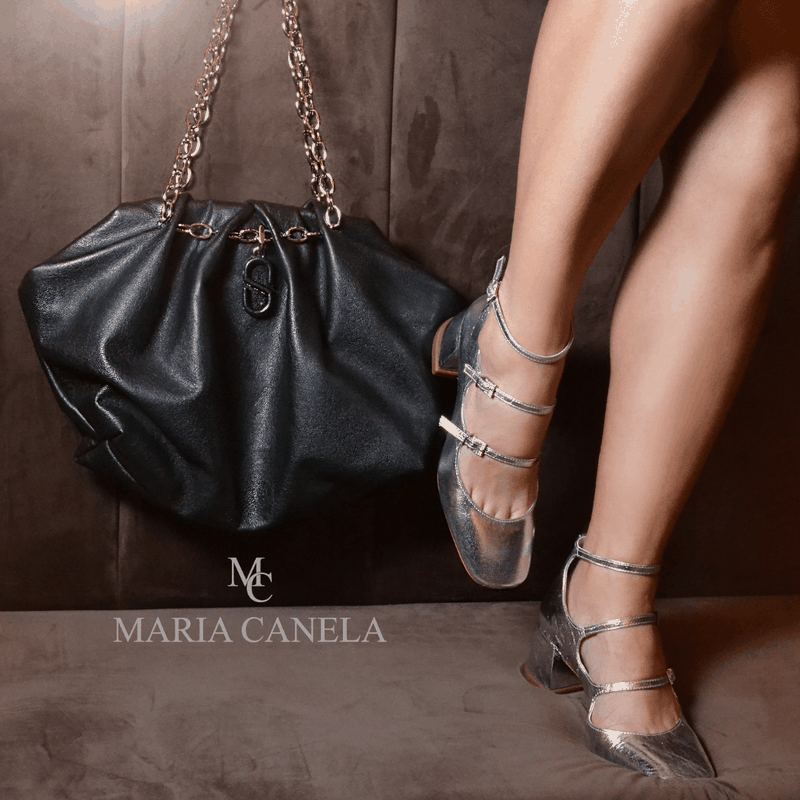 BOLSA SCHUTZ SHOPPING COURO ALÇA CORRENTARIA  S5001145680001