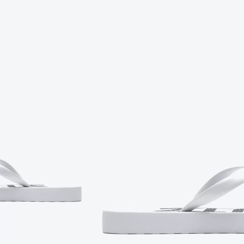 CHINELO SCHUTZ  REDONDO LOGO WHITE 