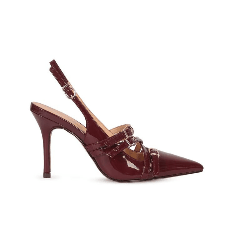 SLINGBACK LUIZA BARCELOS FIVELAS VINHO 13320010-3 