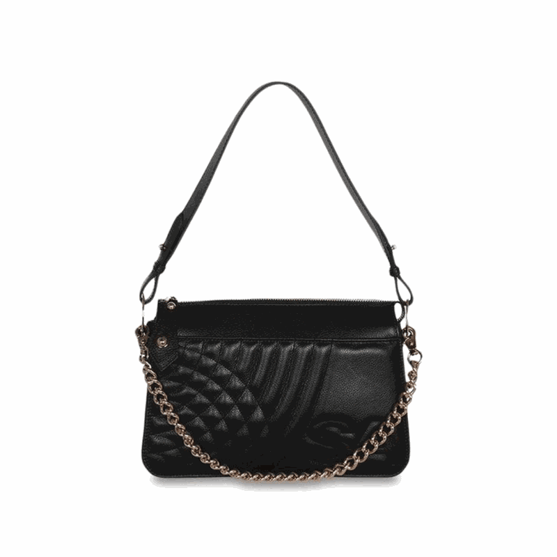 BOLSA SAAD SHOULDER BORDADA PRETO 232-BL2136