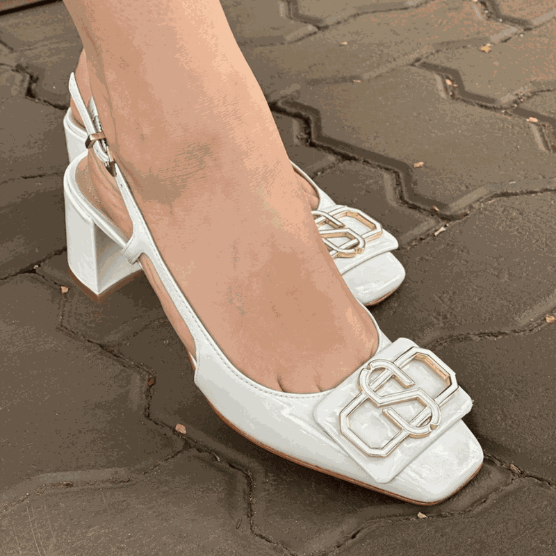 SAPATO SCHUTZ MARY JANE LOGOMANIA WHITE S2193800110001