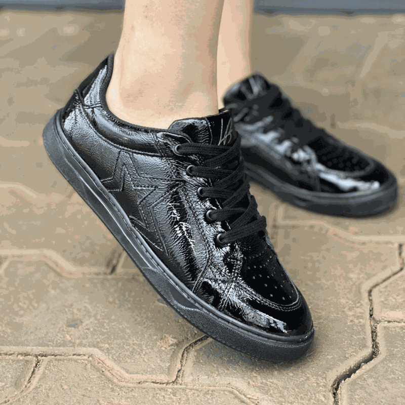 TENIS LUIZA BARCELOS  VERNIZ PRETO 182283    