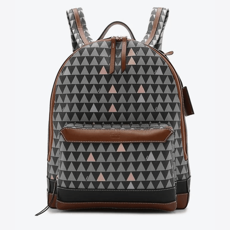 MOCHILA SCHUTZ NEW TRIANGLE LUCY MARROM S5001811830010