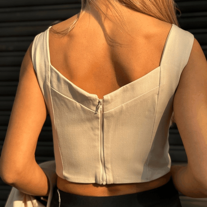 BLUSA EZO YORK CORSET ZIPER 