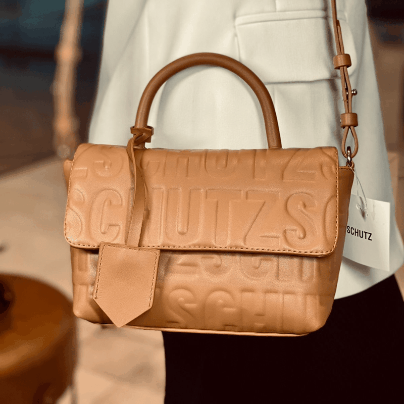 BOLSA SCHUTZ TOTE GIFTS ASTEC RELEVO COURO 