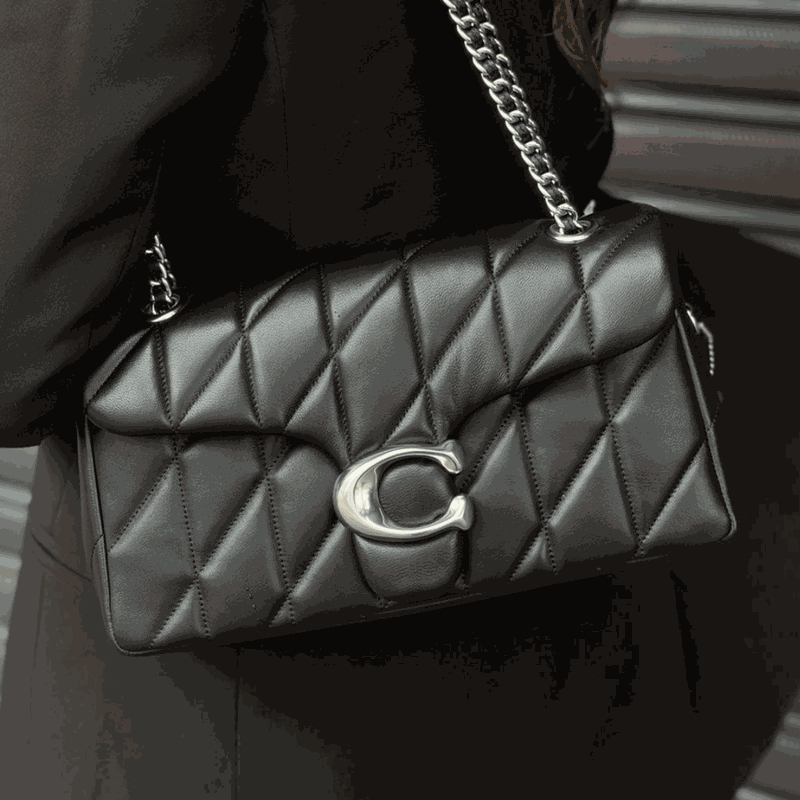 BOLSA COACH TABBY SHOULDER 26 WITH QUILTING PRETO CP150LHBLK 