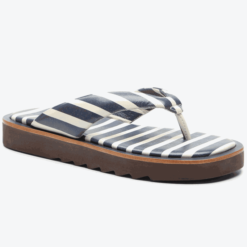 SANDALIA VICENZA FLIP FLOP TRACE LENÇO LISTRAS AZUL P1179900010008