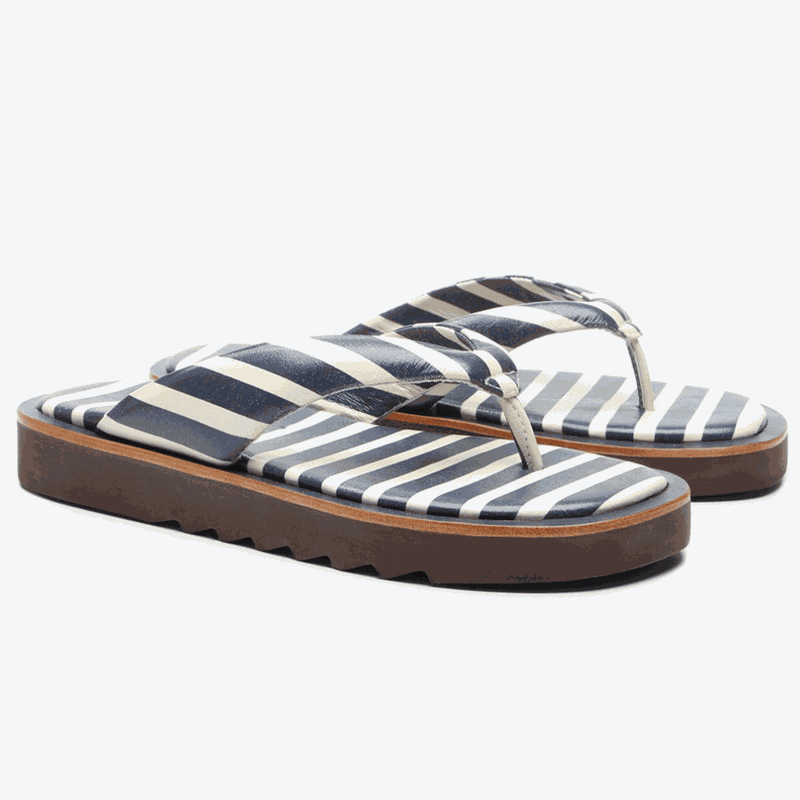 SANDALIA VICENZA FLIP FLOP TRACE LENÇO LISTRAS AZUL P1179900010008