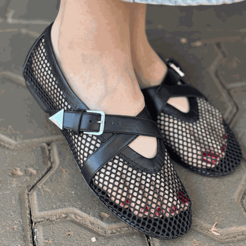 SAPATILHA SCHUTZ NADINE TELA FIVELA PRETO S2196300370003