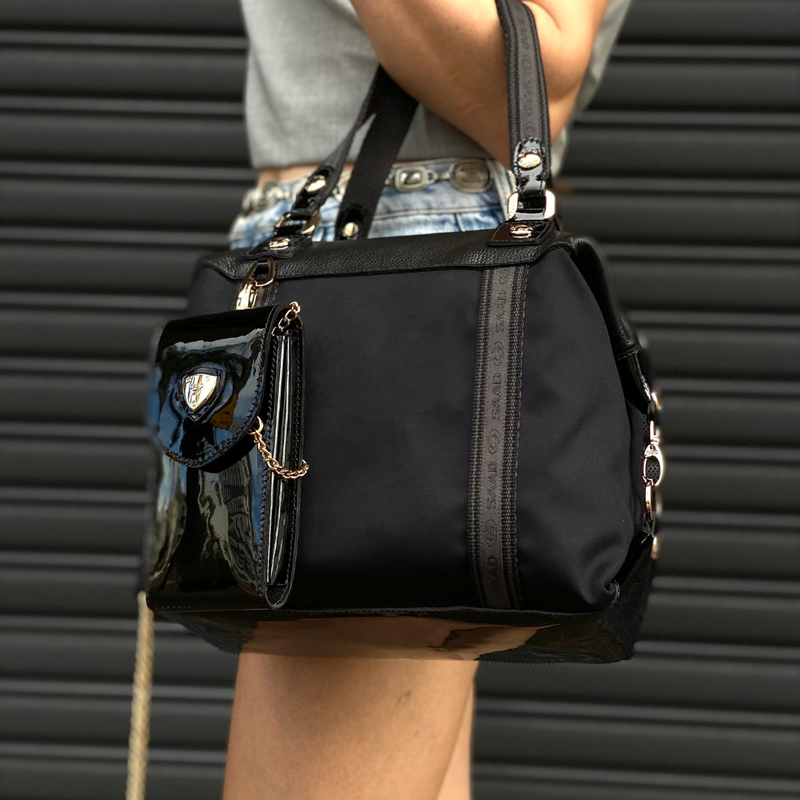 BOLSA SAAD SACO DIADORA PEQUENA PRETO