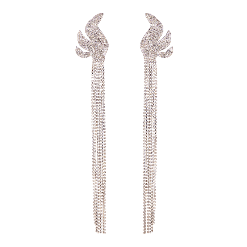 BRINCO LS EAR CUFF FRANJA ZIRCÔNIA PRATA
