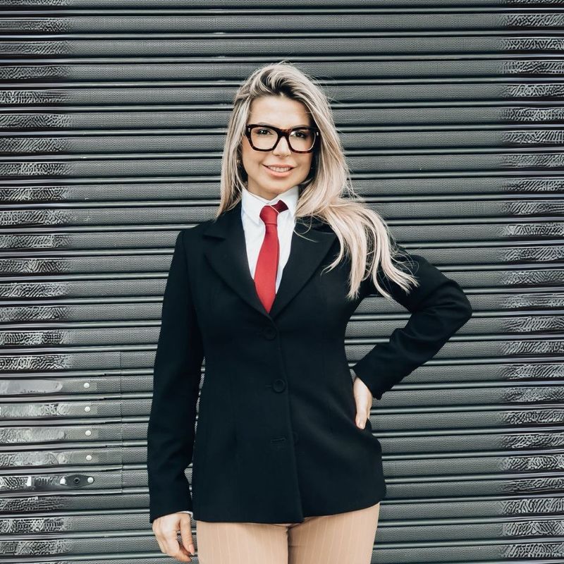 BLAZER MALISE AJUSTADO EXECUTIVE PRETO 