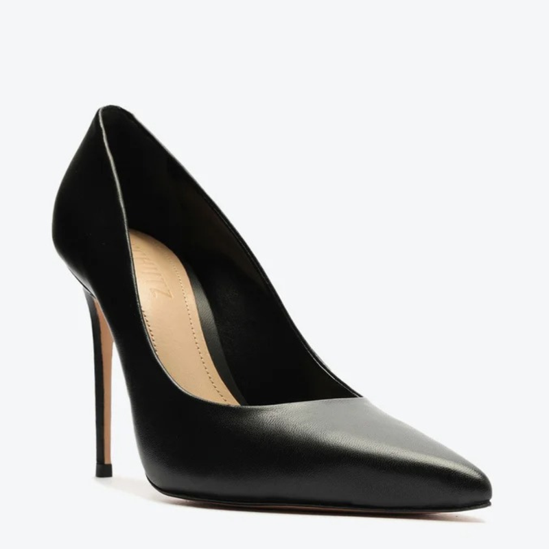 SCARPIN SCHUTZ SCARPIN CAIOLEA COURO PRETO