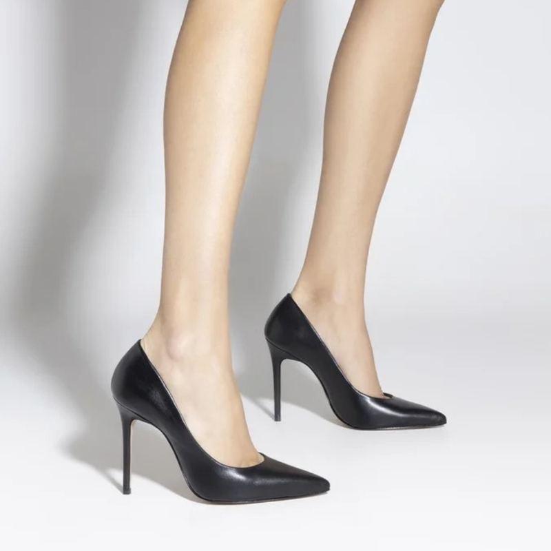 SCARPIN SCHUTZ SCARPIN CAIOLEA COURO PRETO