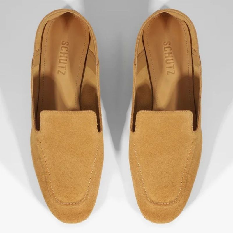 MOCASSIM SCHUTZ ADINA CAMURÇA BEGE