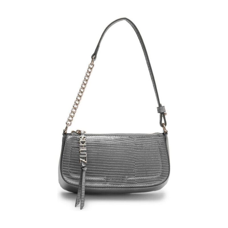 Bolsa Schutz Tiracolo Pequena Tina Prata Velho