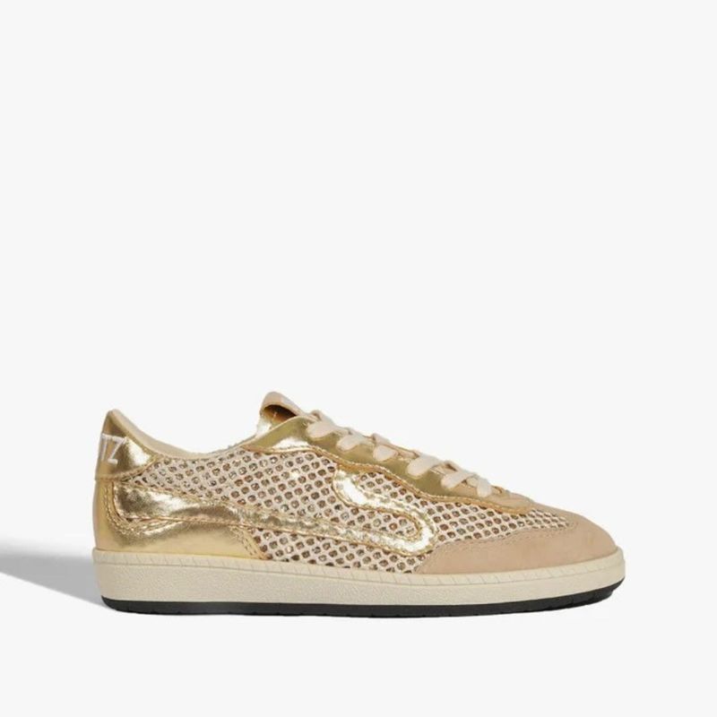 TENIS SCHUTZ TELA CAMURÇA DOURADO
