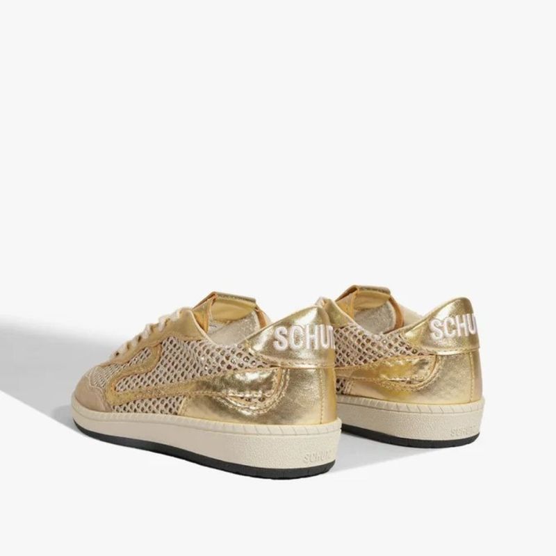 TENIS SCHUTZ TELA CAMURÇA DOURADO