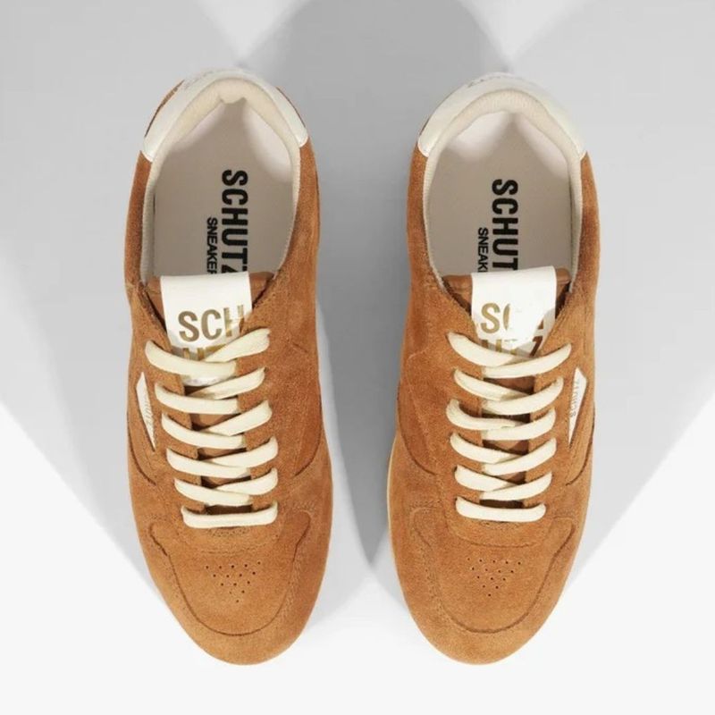 TENIS SCHUTZ RETRO CAMURÇA MARROM
