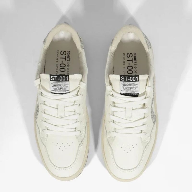 TENIS SCHUTZ  ST 001 BRILHO BRANCO