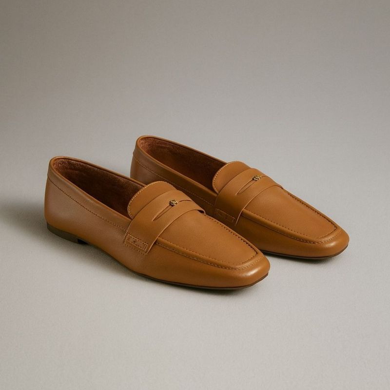 MOCASSIM CAPODARTE COURO CAMEL