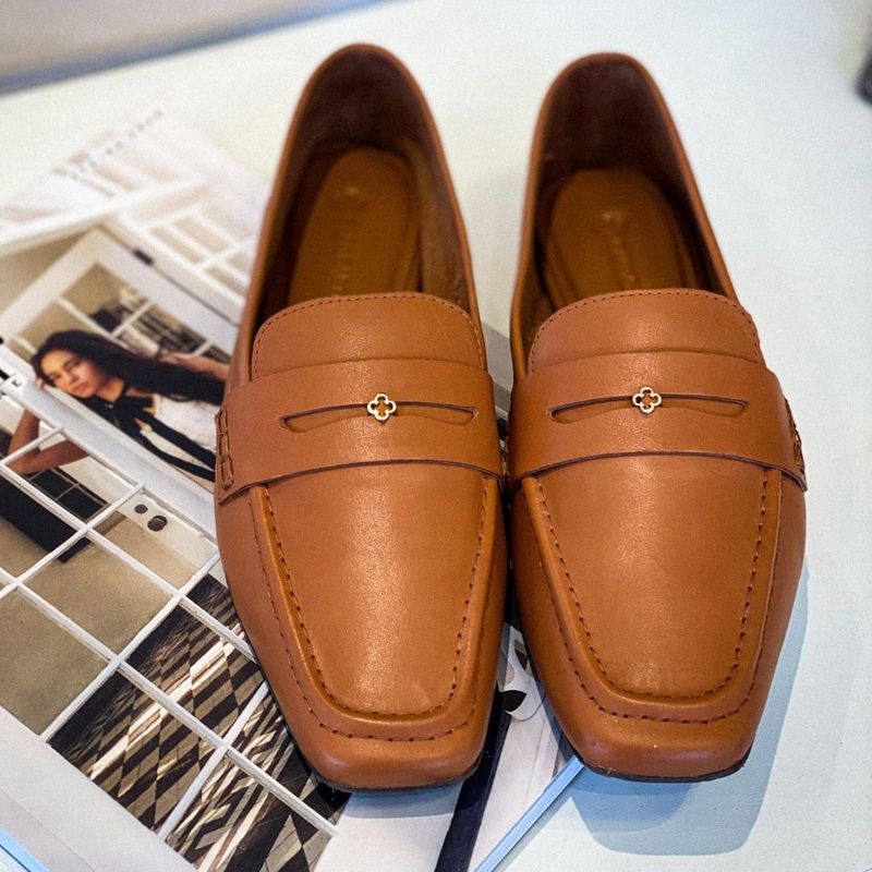 MOCASSIM CAPODARTE COURO CAMEL