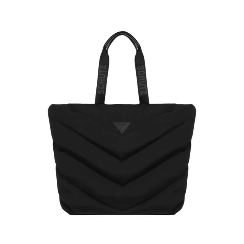 BOLSA SCHUTZ GRANDE SHOPPPING NYLON PRETO
