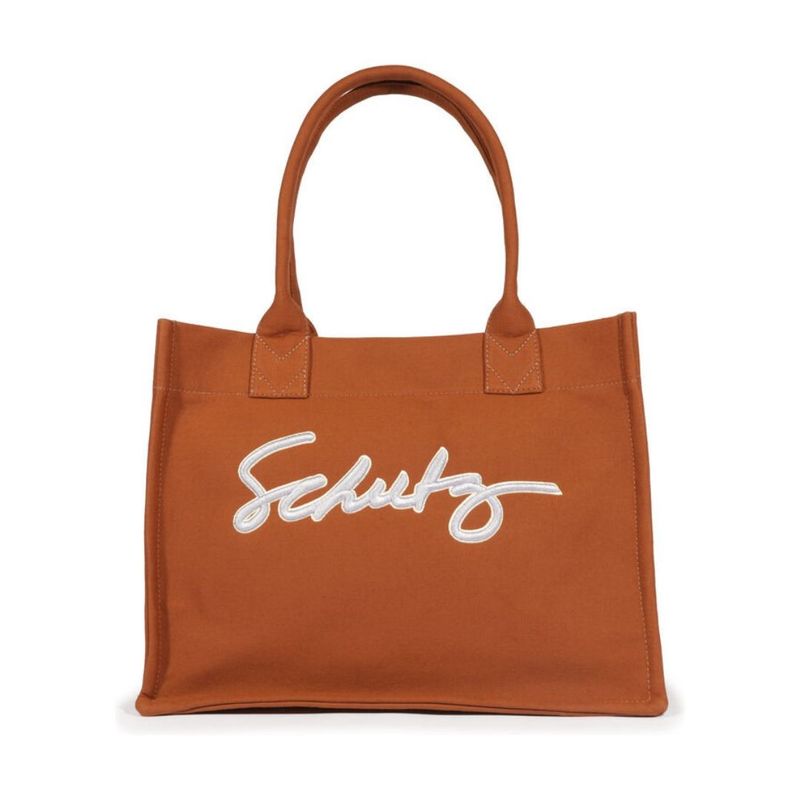 BOLSA SCHUTZ SHOPPING OSAKA LONA CARAMELO