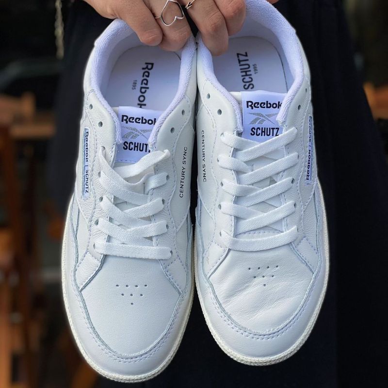 Tenis Schutz Reebook Branco Sola Bicolor