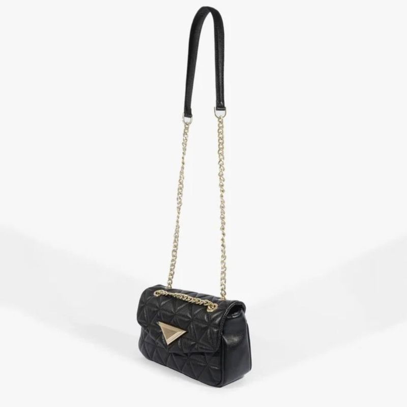 BOLSA SCHUTZ TIRACOLO MEDIA 944 COURO PRETO