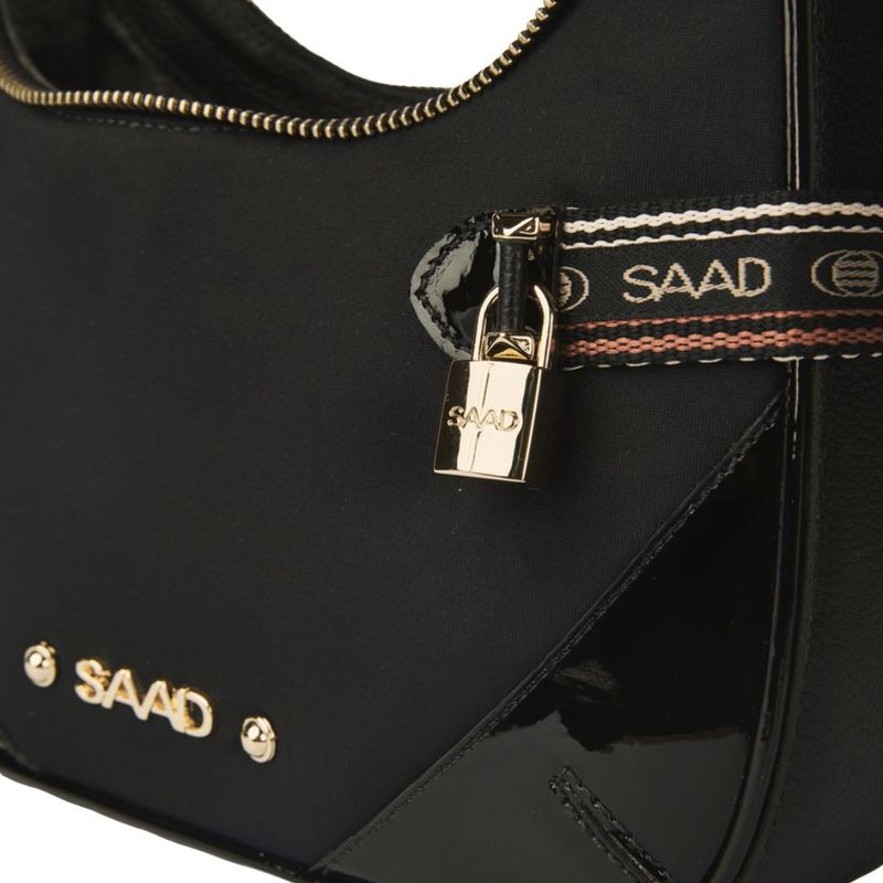 BOLSA SAAD PEQUENA DIADORA PRETO