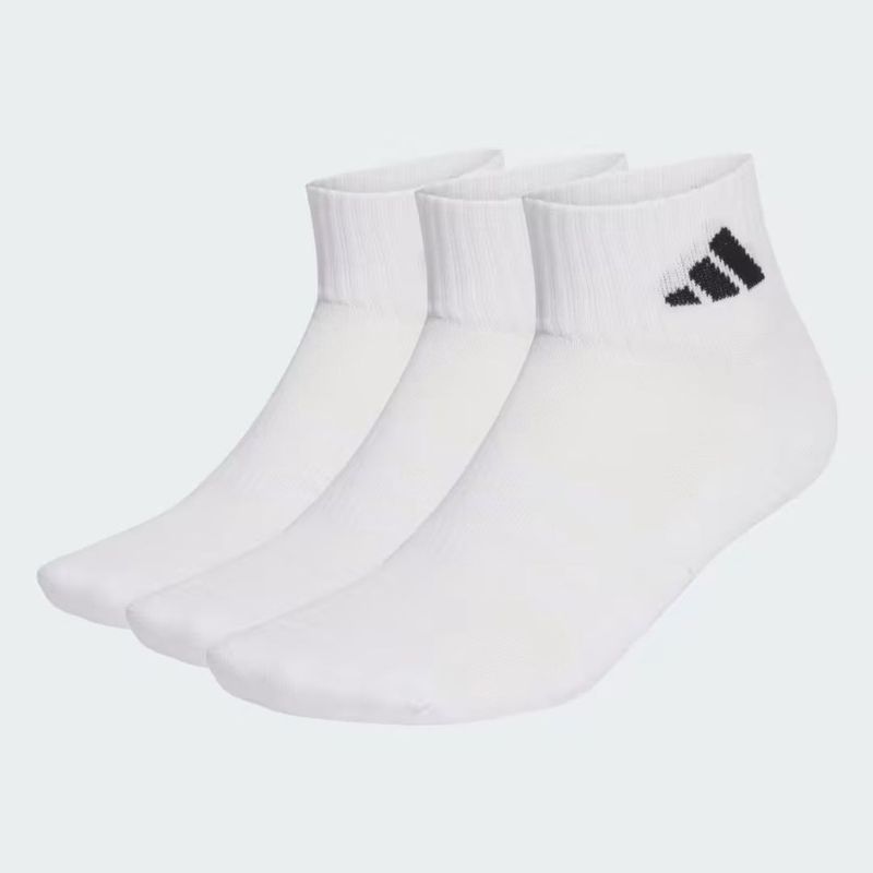 MEIA ADIDAS ESS ANK BRANCO 3 PARES
