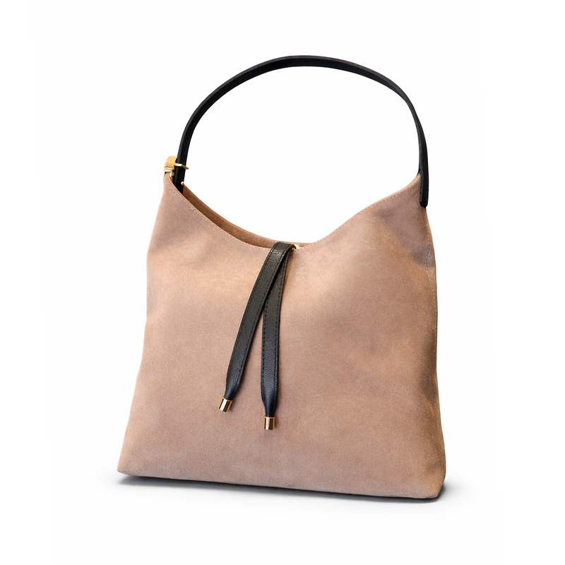 BOLSA LUIZA BARCELOS HOBO CAMURCAO FENDI E PRETO