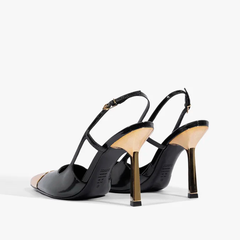 Scarpin Schutz Slingback Verniz 