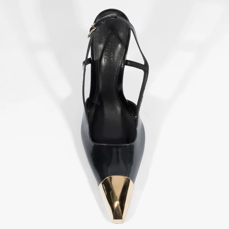 Scarpin Schutz Slingback Verniz 