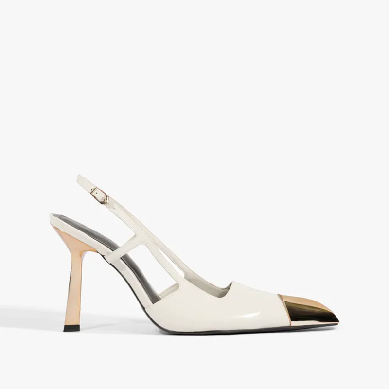 Scarpin Schutz Slingback  Branco