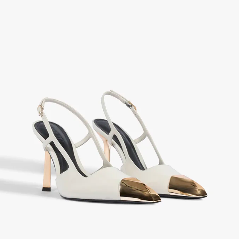 Scarpin Schutz Slingback  Branco