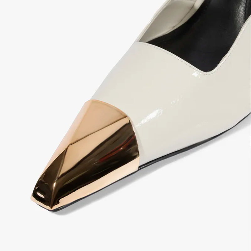 Scarpin Schutz Slingback  Branco