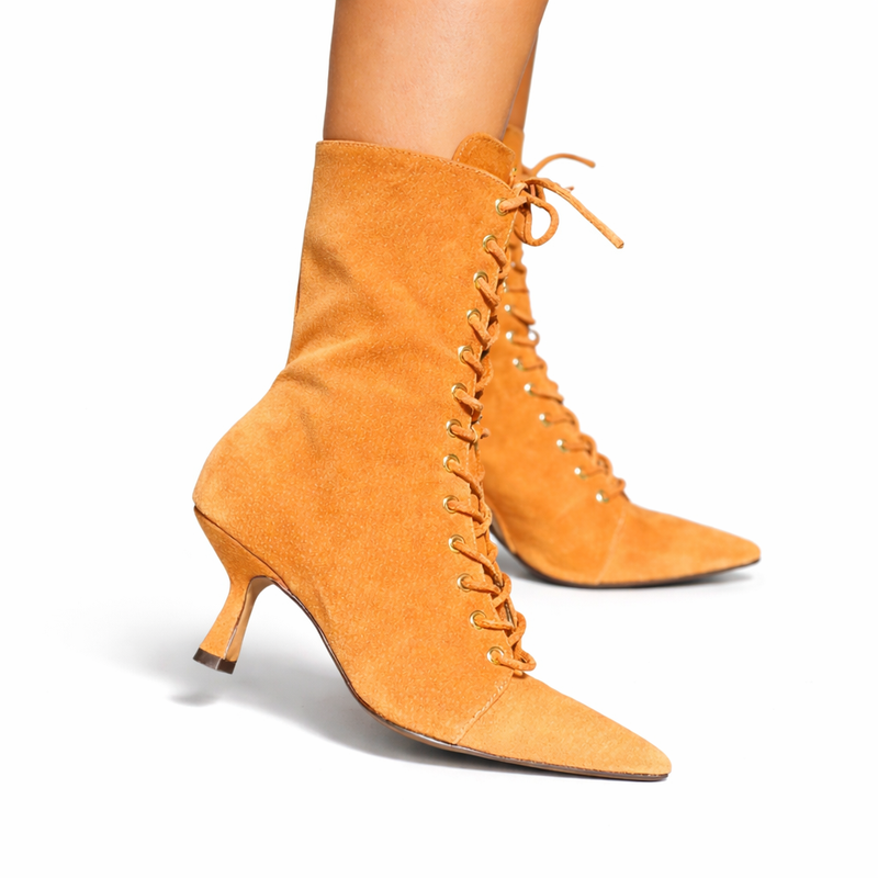 BOTA LUIZA BARCELOS SALERMO CARAMELO