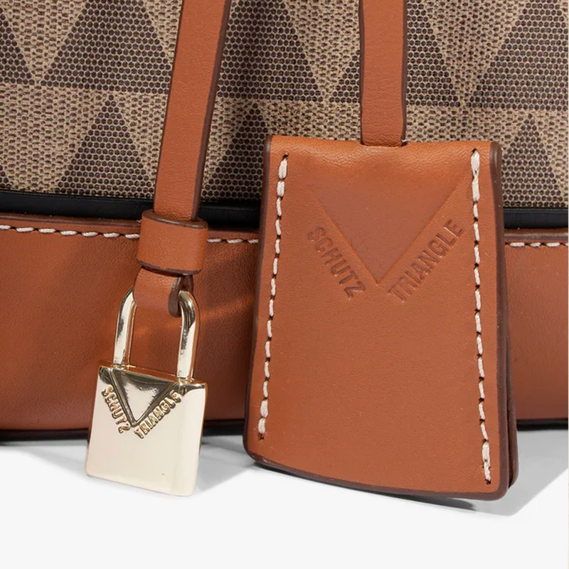 Bolsa Schutz Tote Grande New Triangle Marrom
