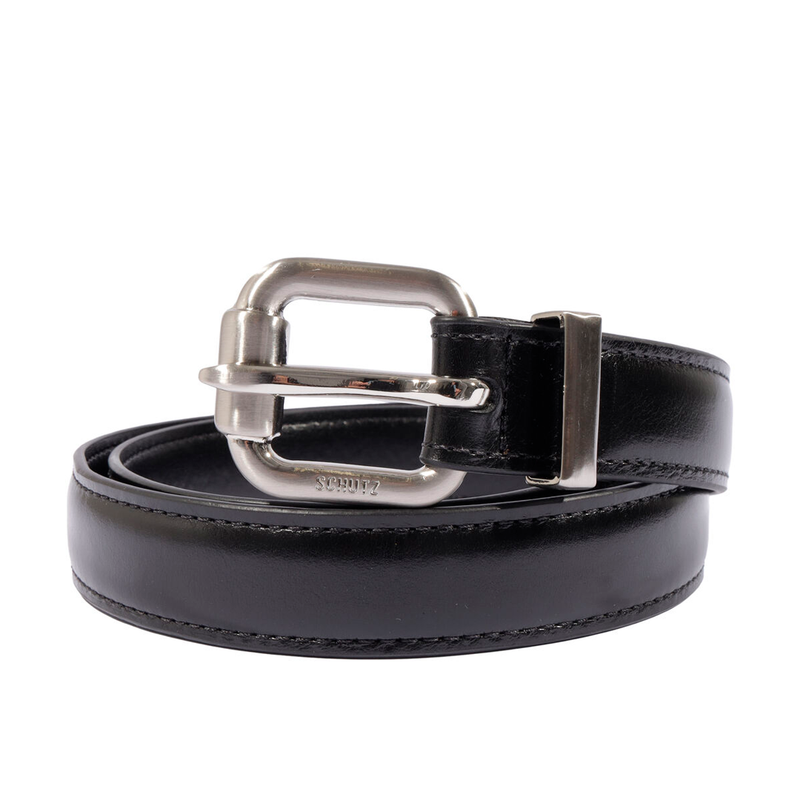 CINTO SCHUTZ COURO FIVELA PRETO