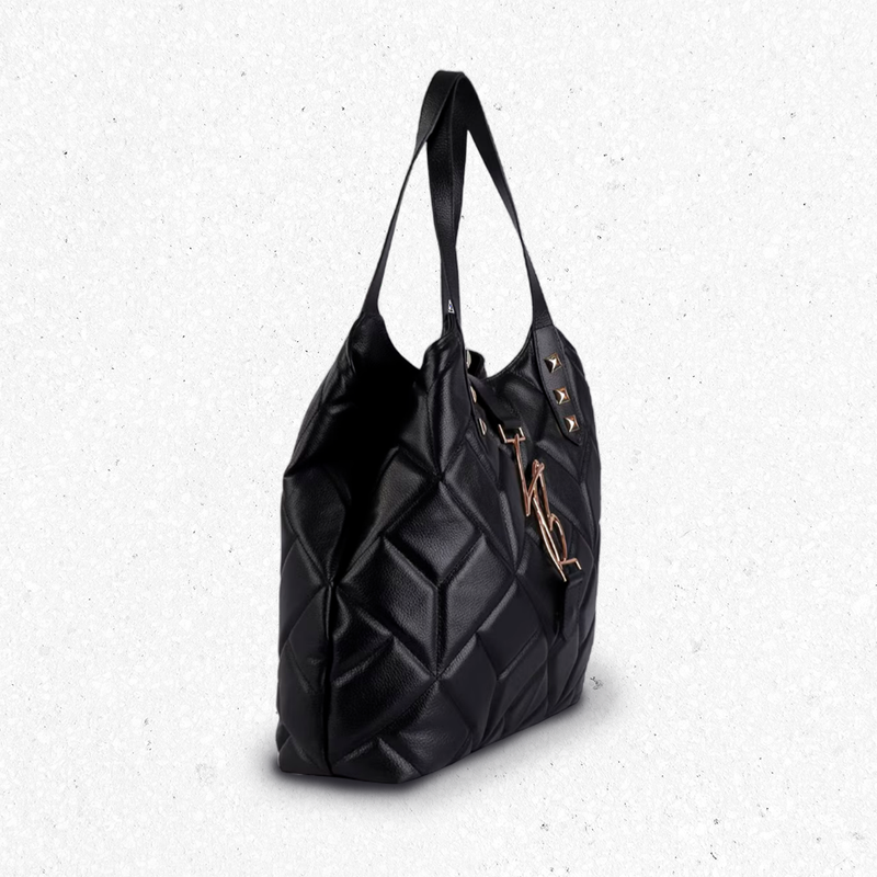 BOLSA LUIZA BARCELOS HOBO LB GRANDE PRETO