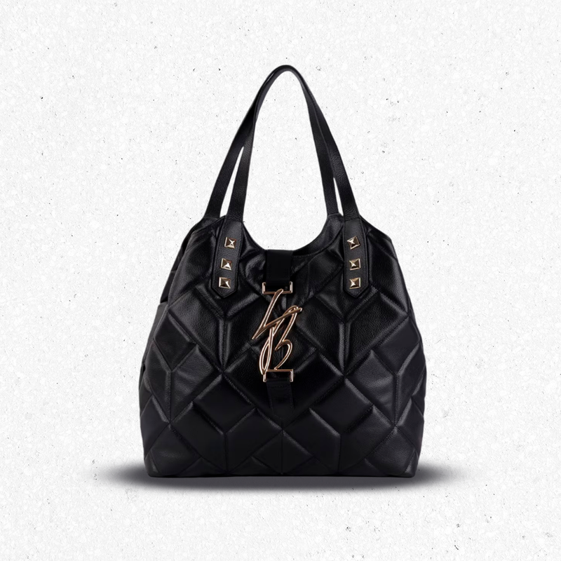 BOLSA LUIZA BARCELOS HOBO LB GRANDE PRETO