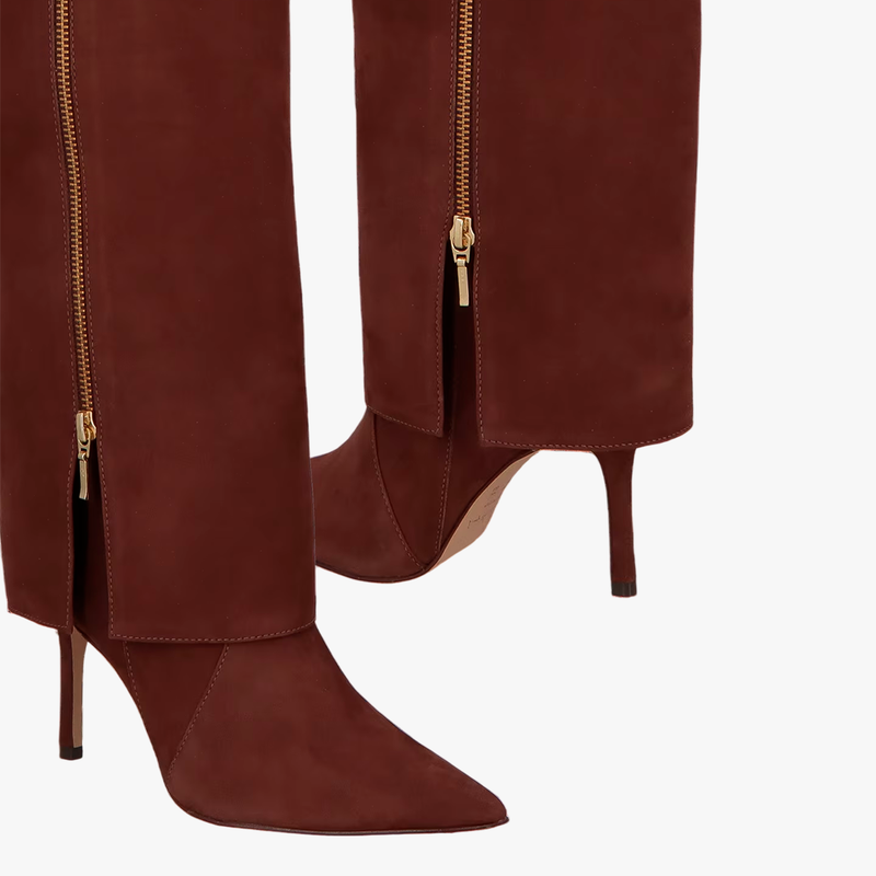 Bota Luiza Barcelos Sobreposto Nobuck 