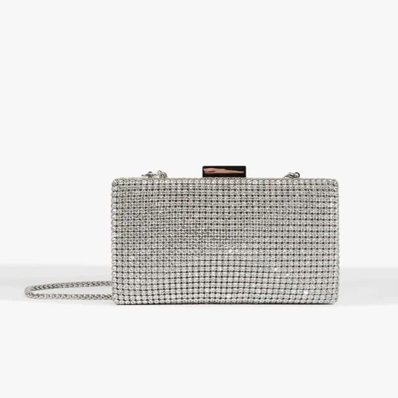 Clutch Schutz Malha Strass Cristais